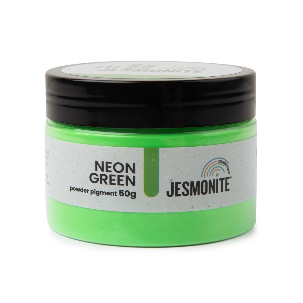 Jesmonite Ltd JESMONITE neonový minerální práškový pigment zelený - 1 ks