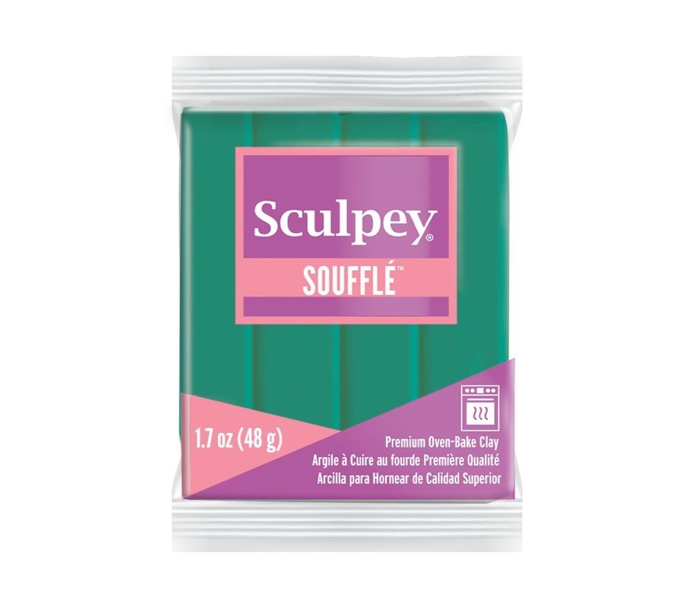 Sculpey SOUFFLÉ Jade zelená - 1 ks