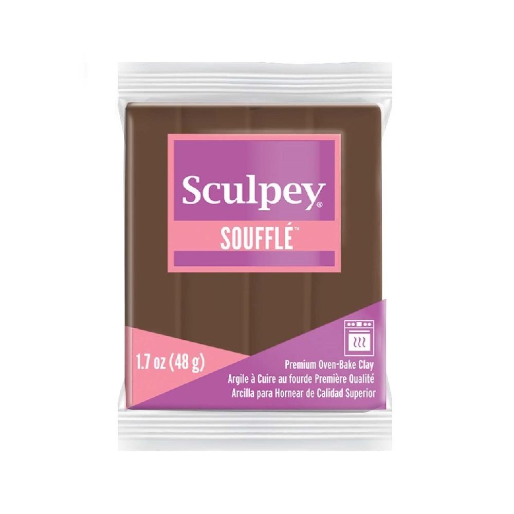 Sculpey SOUFFLÉ Cowboy hnědá - 1 ks