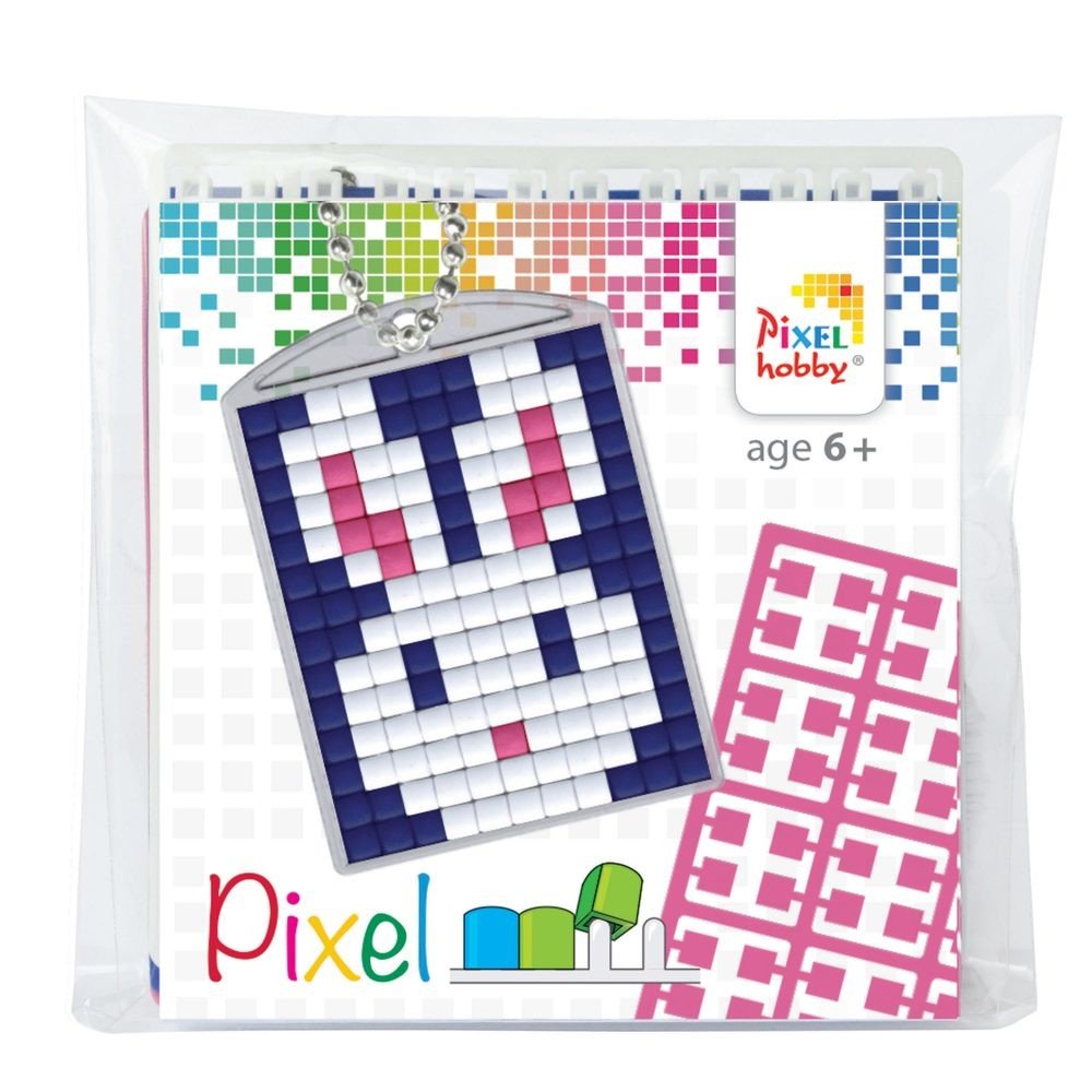 Pixelhobby Pixel klíčenka králík nebo pštros - 1 ks