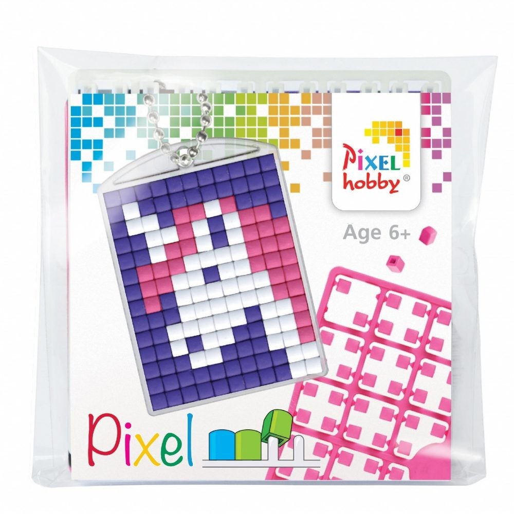 Pixelhobby Pixel klíčenka jednorožec - 1 ks