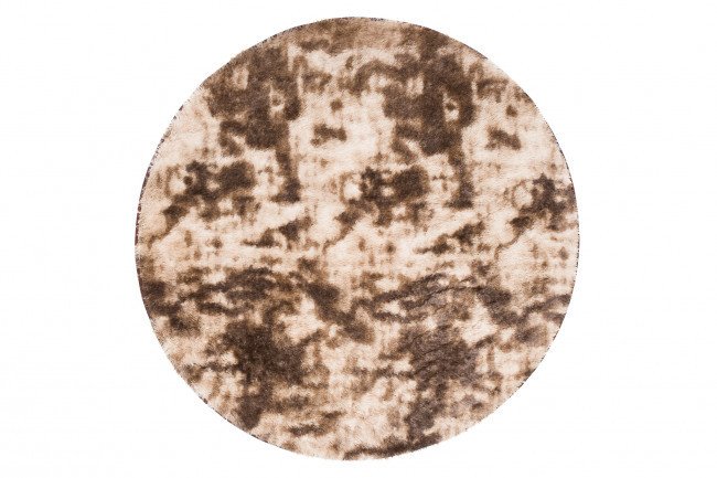 Koberec SILK DYED MR-580 hnědý kruh