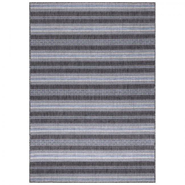 Šňůrkový koberec Sunny pruhy, antracyt