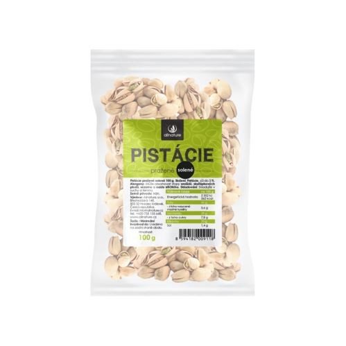 Allnature Pistácie pražené solené 250g - Allnature