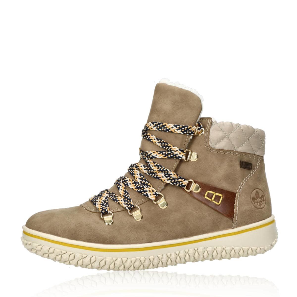 Rieker dámské zimní kotníkové boty - béžovo hnedé - 36
