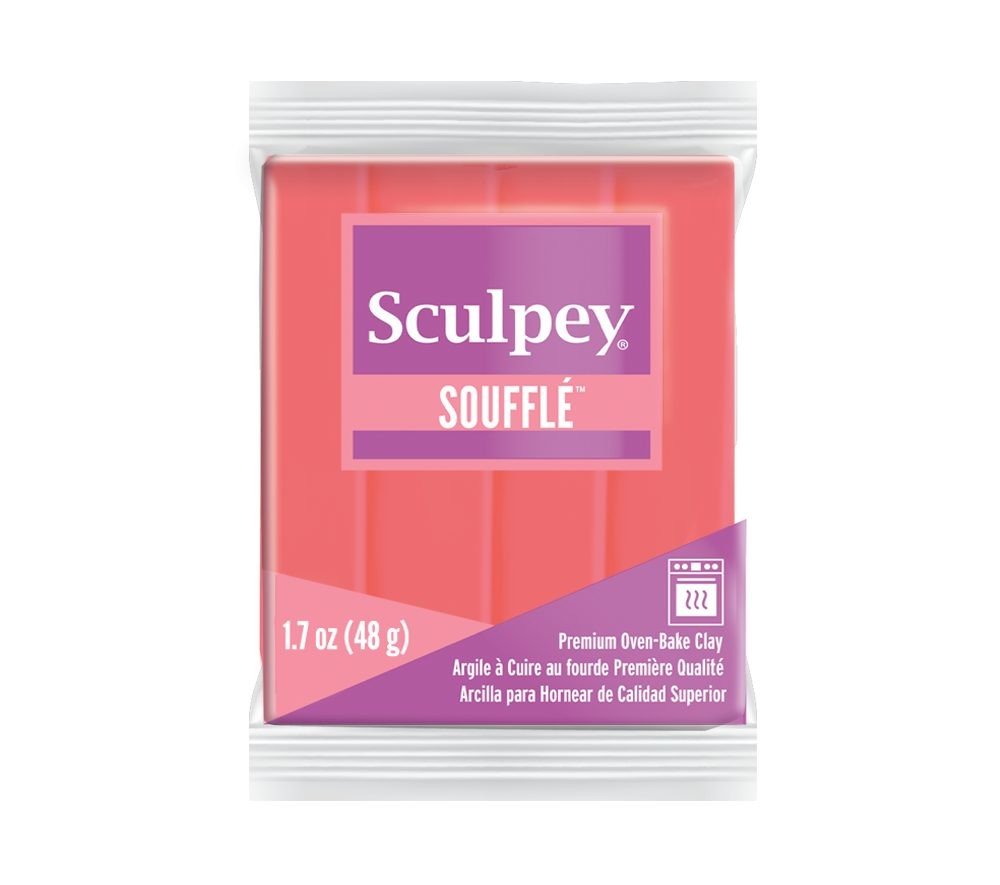Sculpey SOUFFLÉ Mandarin oranžová - 1 ks