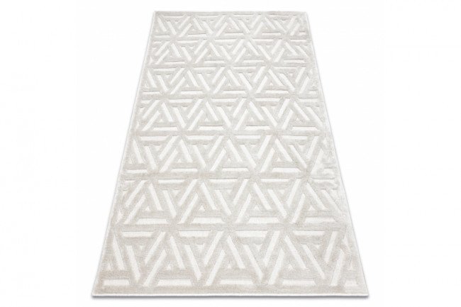 Koberec šňůrkový SANTO SIZAL 58503 geometrický béžový