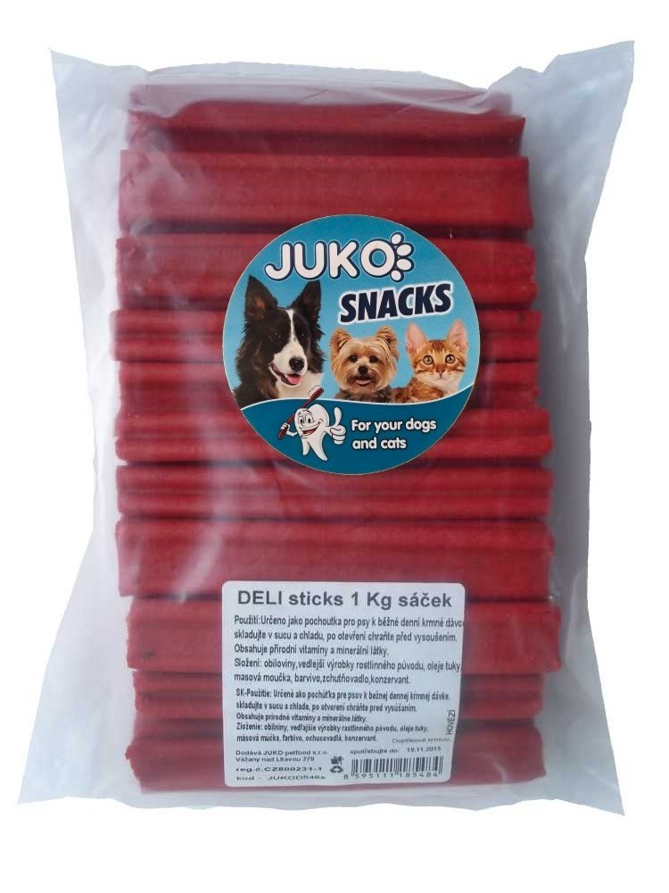 Pamlsek na čištení zubů Beef sticks JUKO SNACKS (cca 30 ks)