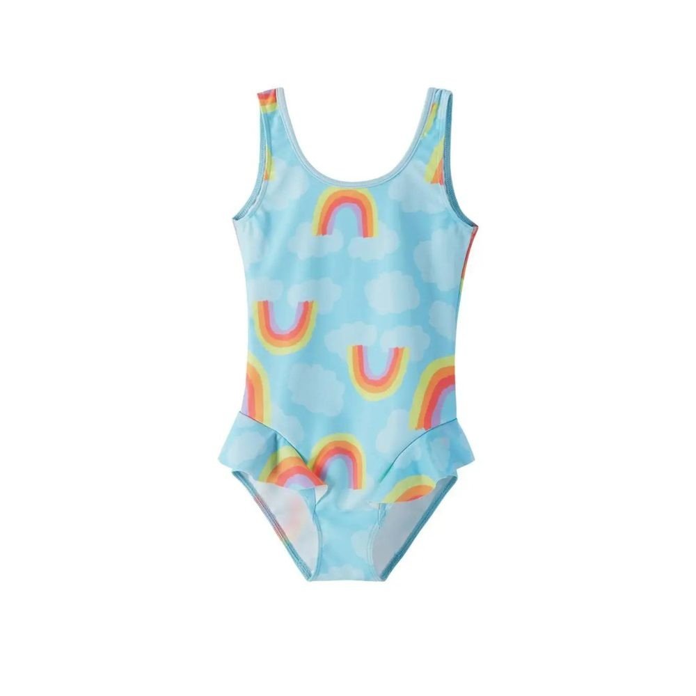 REIMA  DÍVČÍ JEDNODÍLNÉ PLAVKY KORFU UV Light turquoise