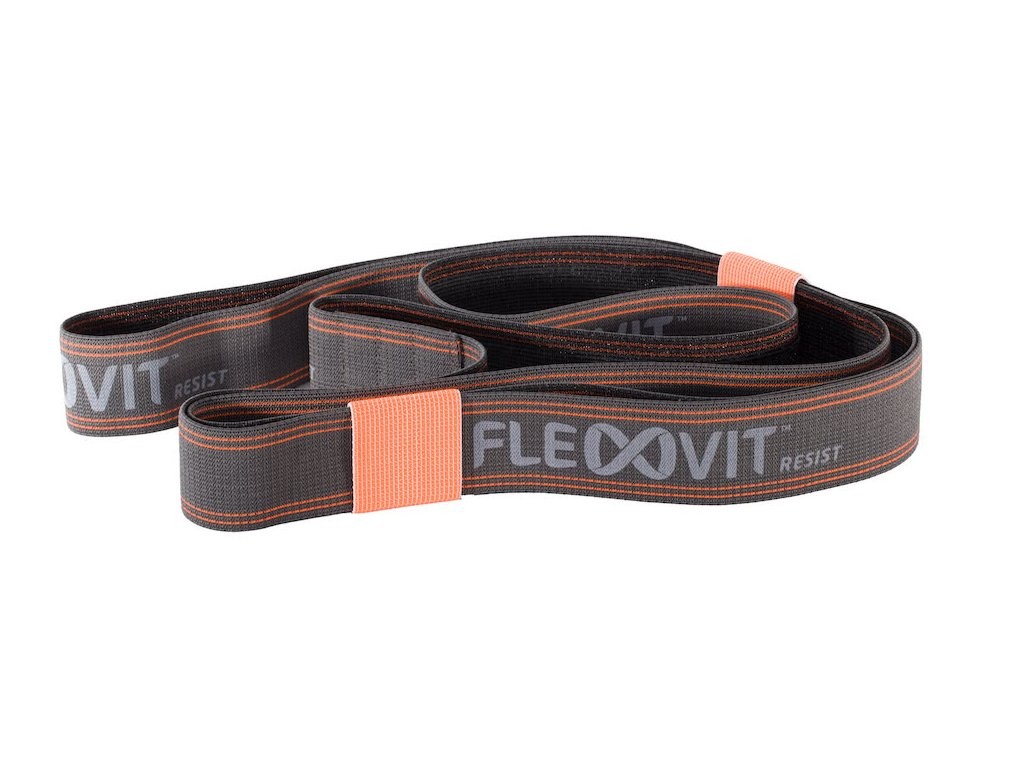 FLEXVIT RESIST posilovací guma Barva: Černá - pevný pásek