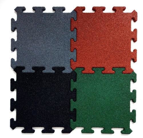 Ostatní výrobci Gumová fitness puzzle podlaha 40 x 40 x 2 cm