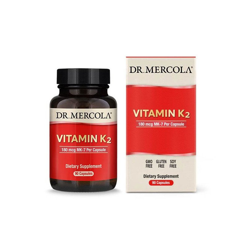 VITAMÍN D3 5000 IU, K2 180 MCG, 30 KAPSLÍ - DR. MERCOLA