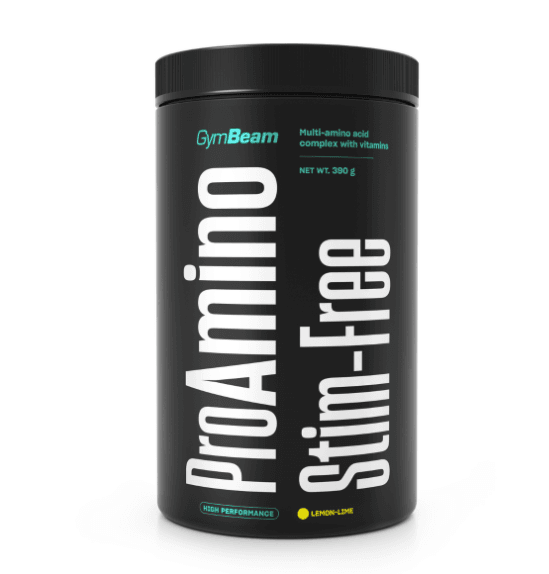 ProAMINO Stim-free - GymBeam Množství: 390 g, Příchuť: Citrón - limetka