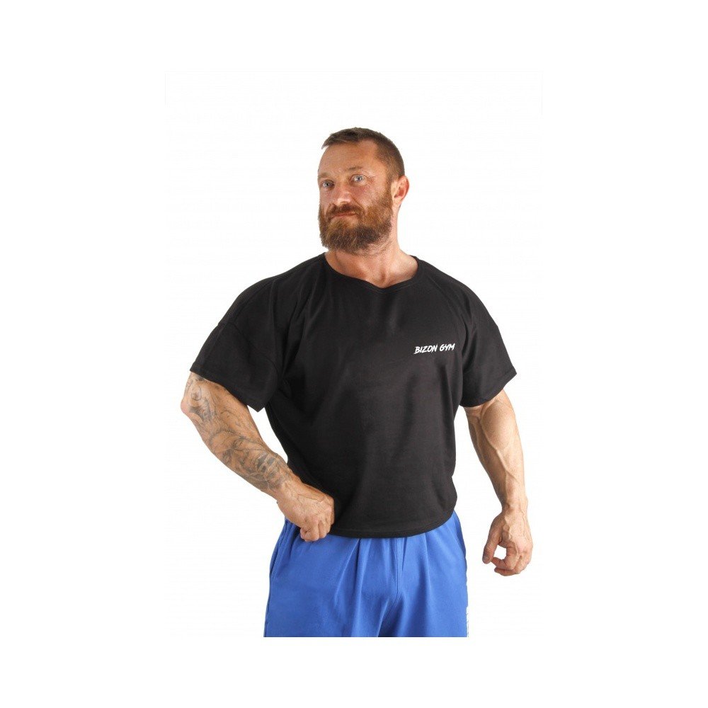 Bizon Gym Rag Top 506 - černá/bílá Velikost: M