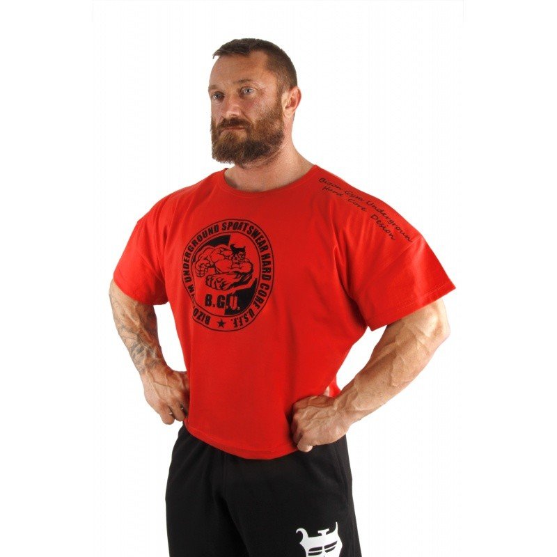 Bizon Gym Rag Top 508 - červená Velikost: M