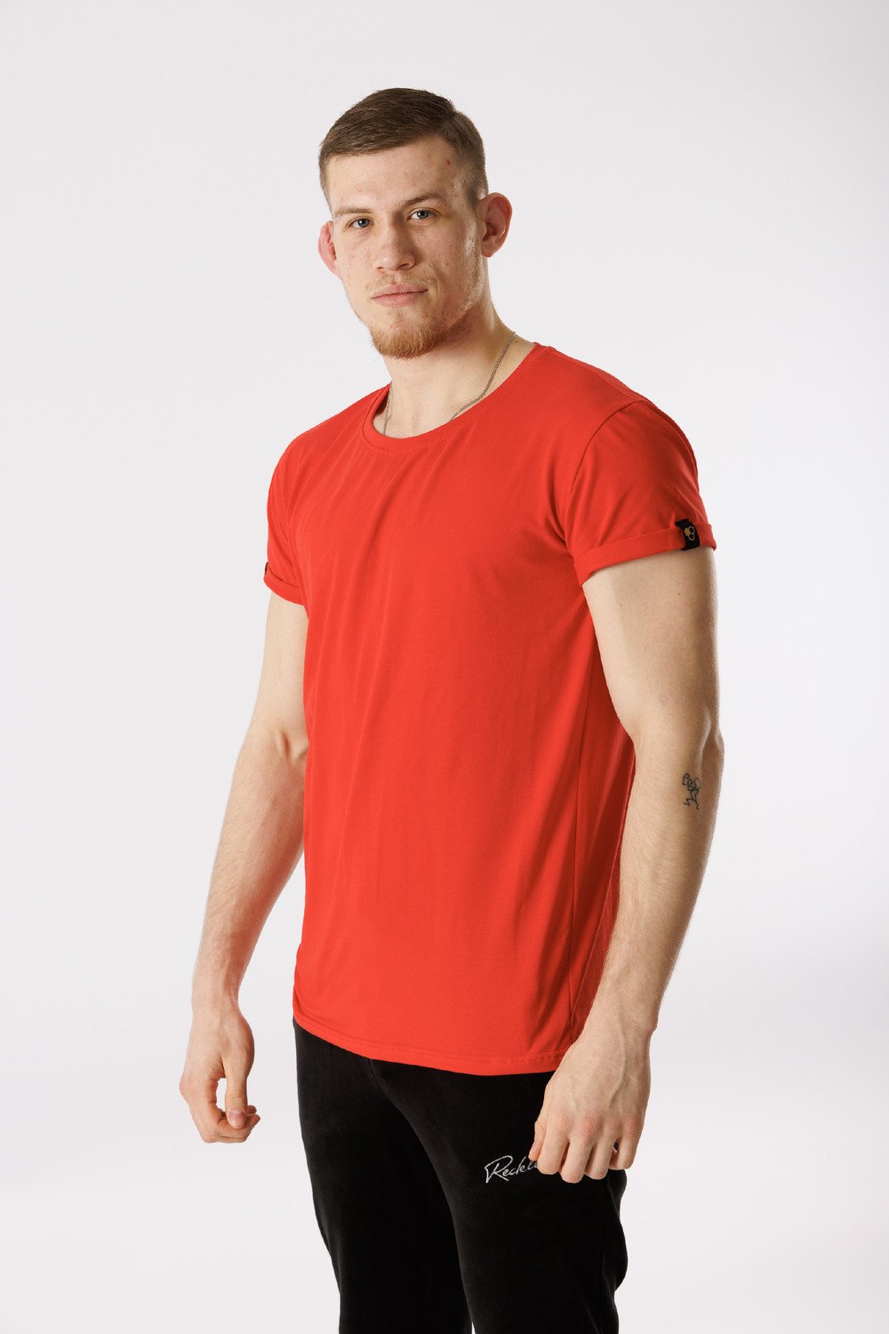 GoldBee Pánské Tričko Organic Red Barva: Červená, Velikost: XL
