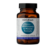 High Five Multivitamin & Mineral Formula - Viridian - EXP 28/02/2023 Množství: 60 kapslí