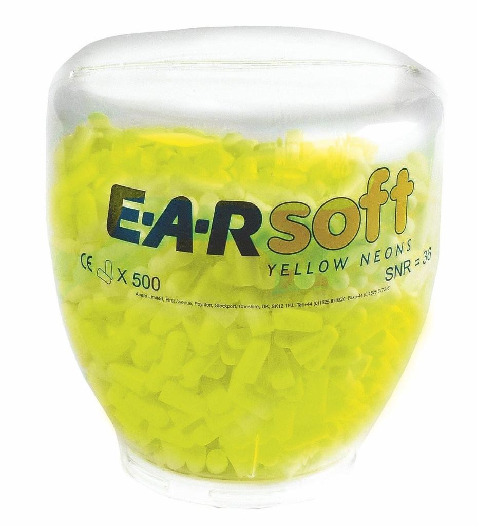 Zátky do uší 3M E-A-R SOFT doplňující nádoba 500 ks