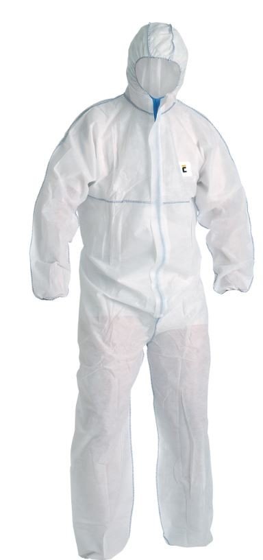 ČERVA CHEMSAFE MS1 overal bílá