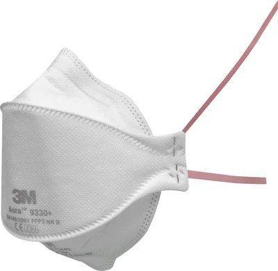 3M 9330+ Aura FFP3 NR D respirátor skládací bez ventilku třída ochrany FFP3