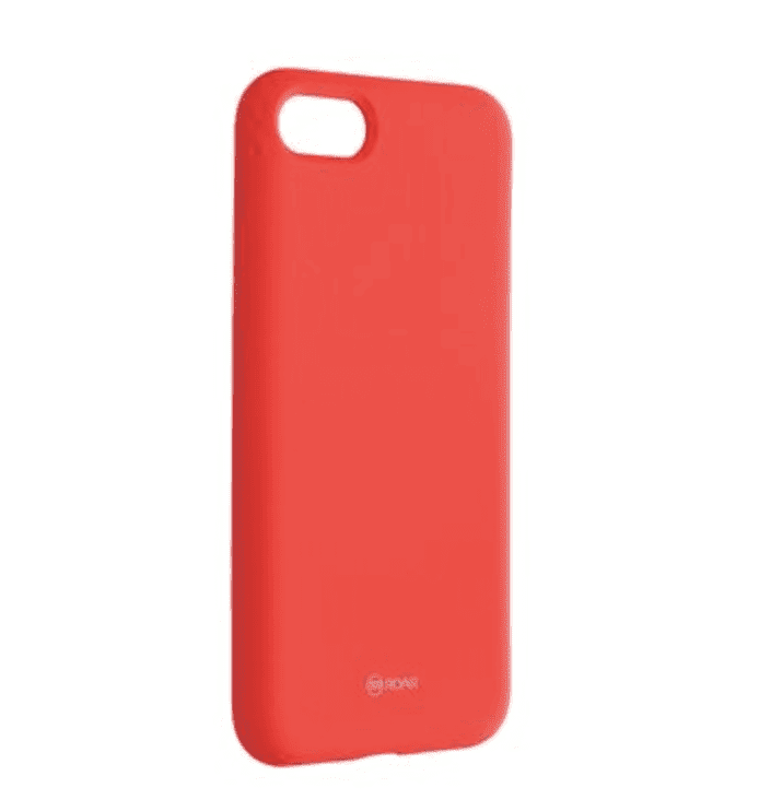Jelly Case ROAR pro iPhone 7 / 8 / SE2020 - broskvově růžová