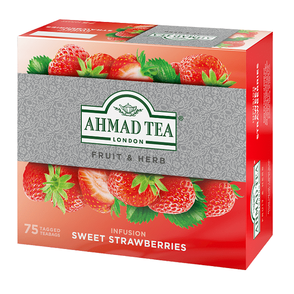 Ahmad Tea | Sweet Strawberries | 75 sáčků (s úvazkem)