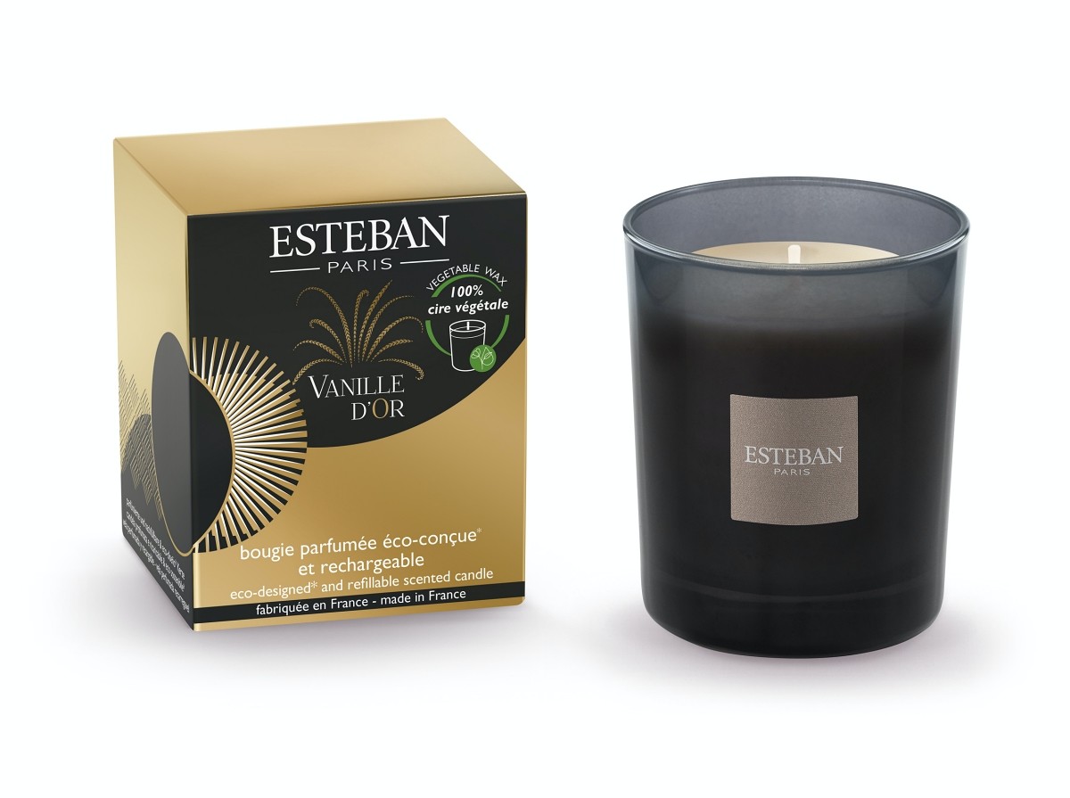 Esteban Paris Parfums  ESTEBAN - SVÍČKA INITIAL 180 G - MOKA - vanille d'or