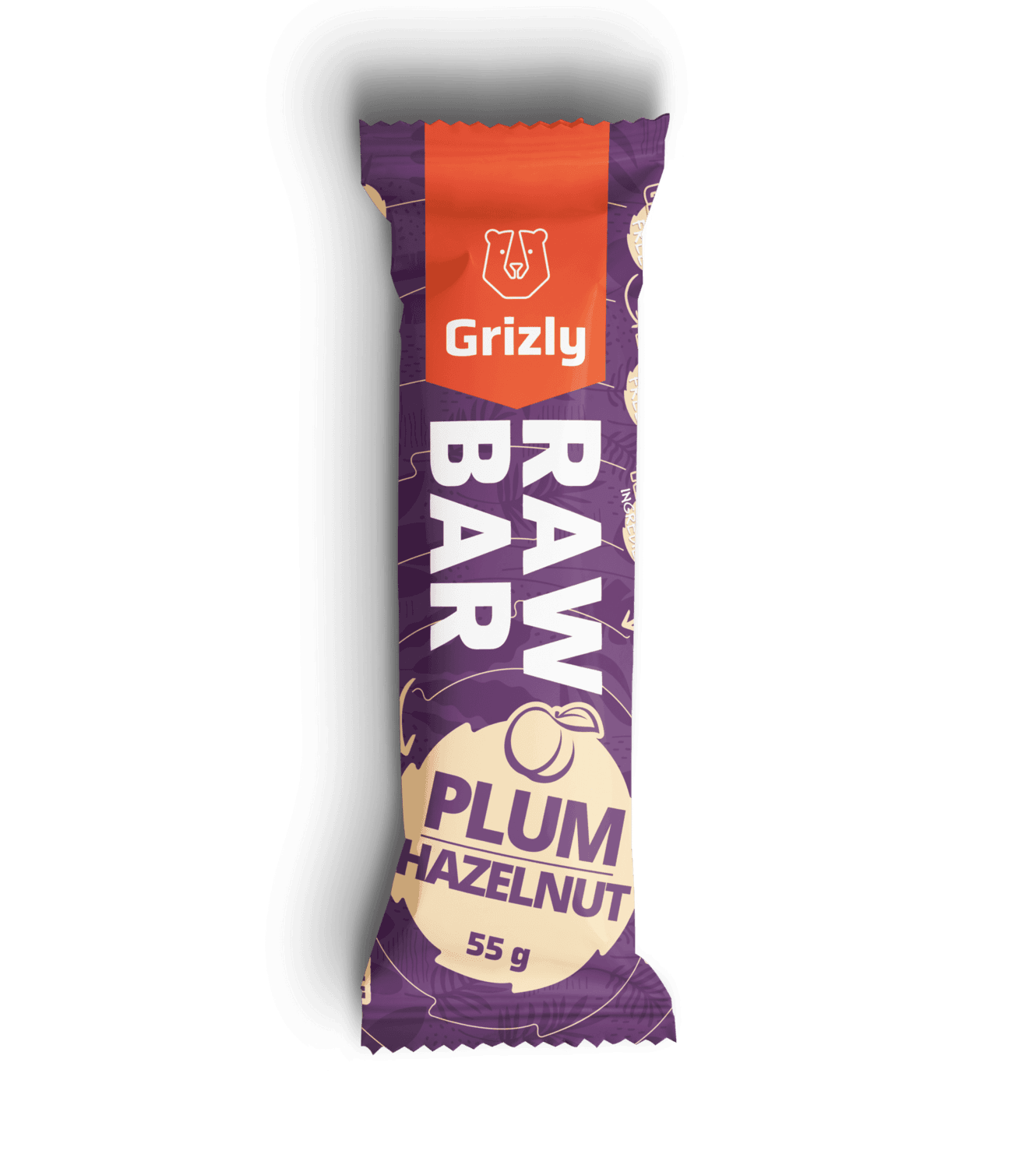 GRIZLY Raw Bar Švestka 55 g