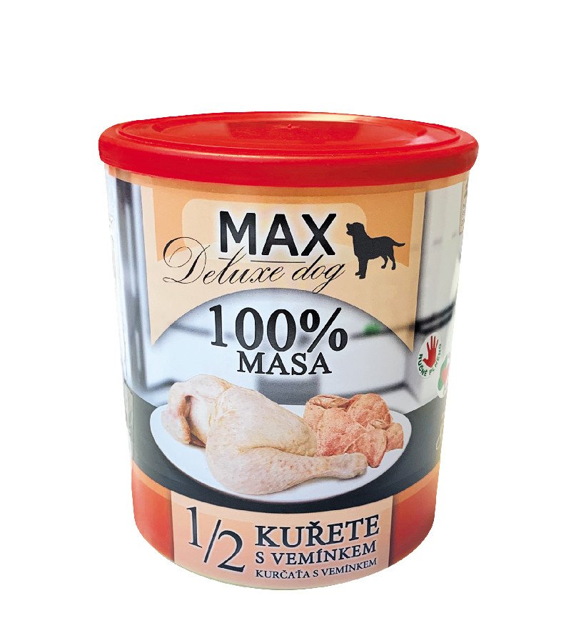 MAX deluxe 1/2 KUŘETE s vemínkem 800g