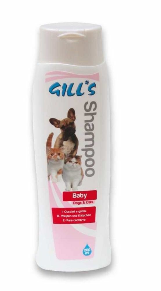 GILL'S šampon Baby dog & cat 200 ml