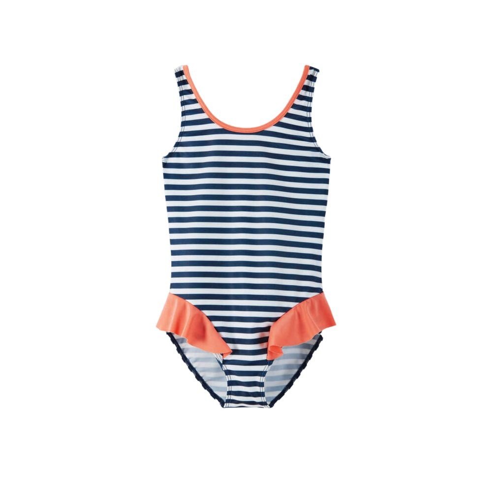 REIMA  DÍVČÍ JEDNODÍLNÉ UV PLAVKY KORFU Navy