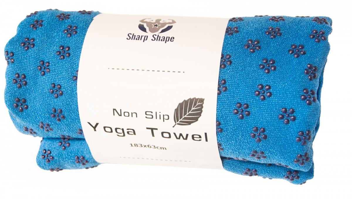 Sharpshape Protiskluzový ručník na jógu Blue Sharp Shape