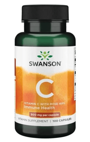 Vitamín C s šípkem 100 kapslí 500mg/50mg - Swanson