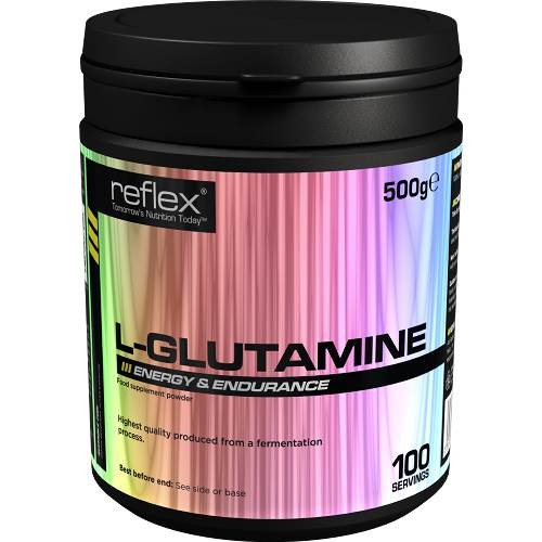 L-Glutamine 500g - Reflex Nutrition EXP: 26/3/22