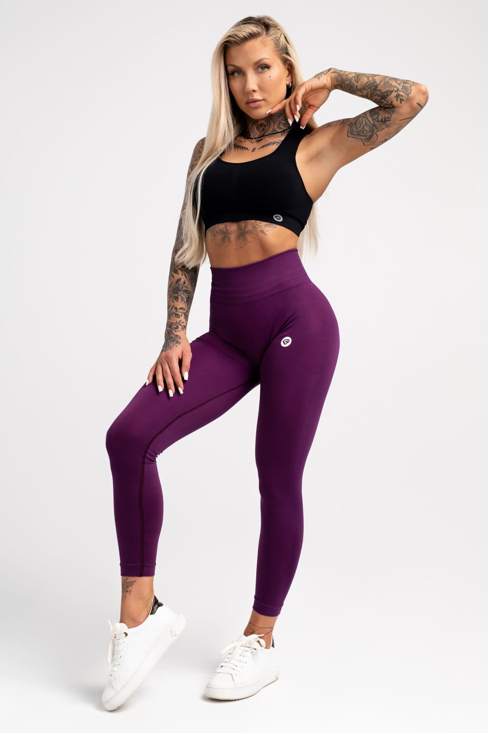Gym Glamour Legíny Flexible Violet Barva: Fialová, Velikost: S
