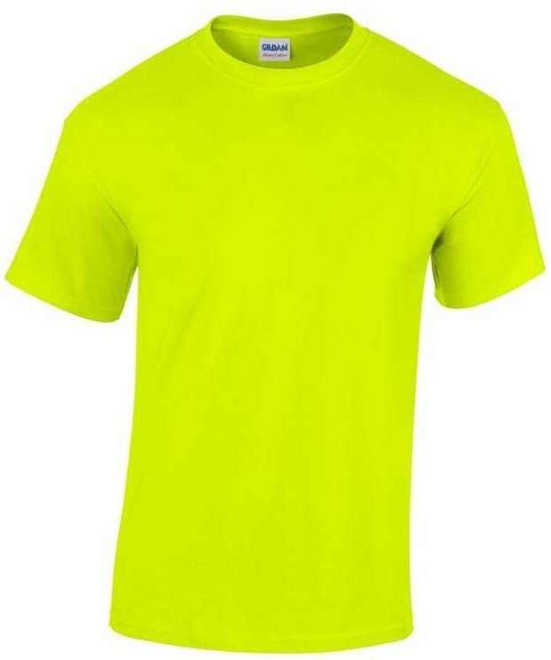 Tričko unisex zelená safety