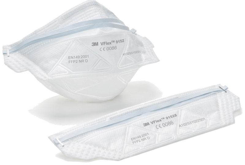 3M 9152 Vflex FFP2 NR D respirátor bez výdechového ventilku