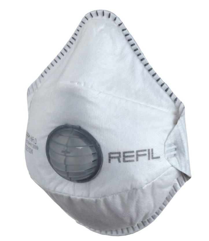 Refil respirátor 1011 FFP1 NR D tvarovaný s ventilkem 10ks