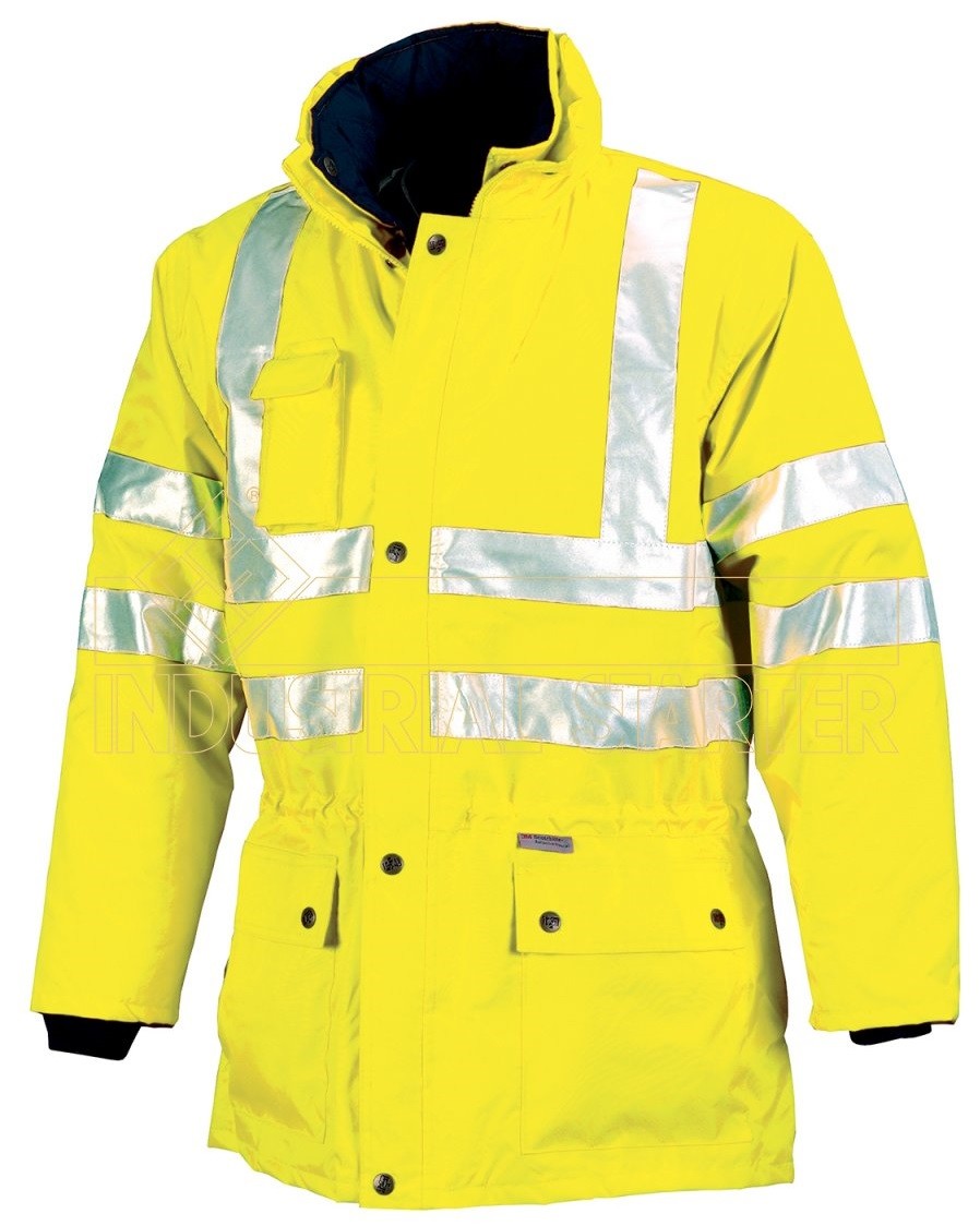 Zimní bunda 3v1 reflexní žlutá Industrial Starter 04630N