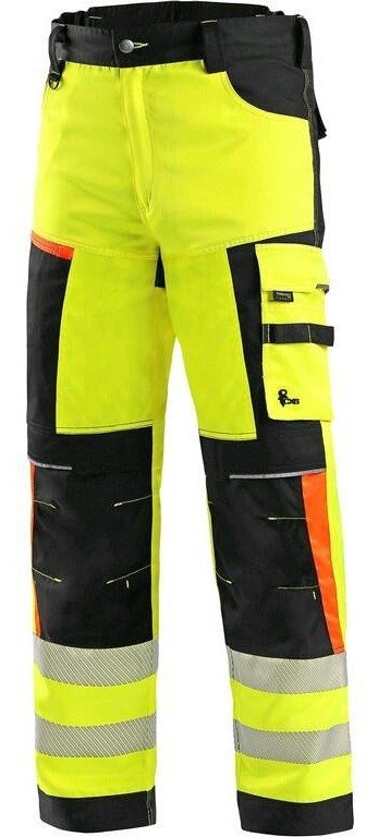 CXS BENSON výstražné kalhoty do pasu žluto černé