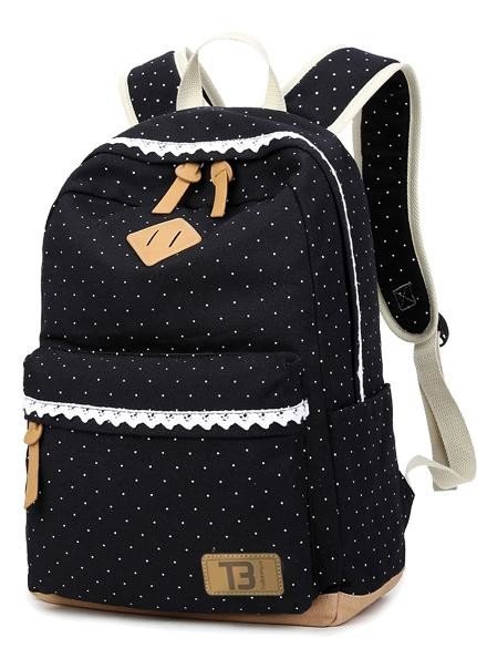 TopBags Canvas Batoh Canvas TopBags dot Černý 16 l