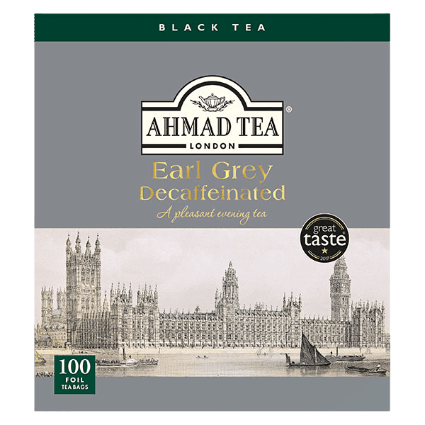 Ahmad Tea | Earl Grey Decaffeinated | 100 alu sáčků