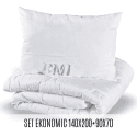 Set přikrývky a polštáře Ekonomic 140x200 70x90 EMI