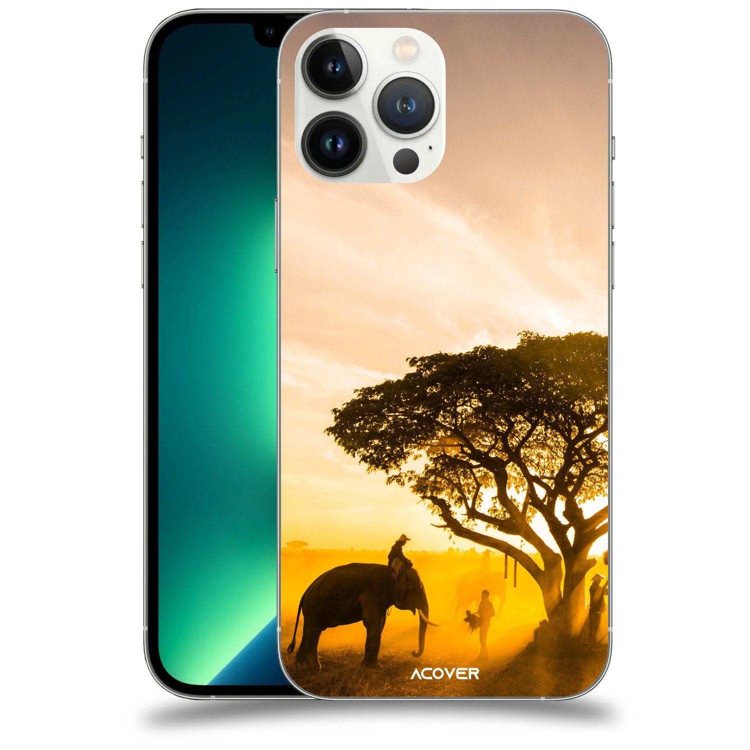 ACOVER Kryt na mobil Apple iPhone 13 Pro Max s motivem Elephant