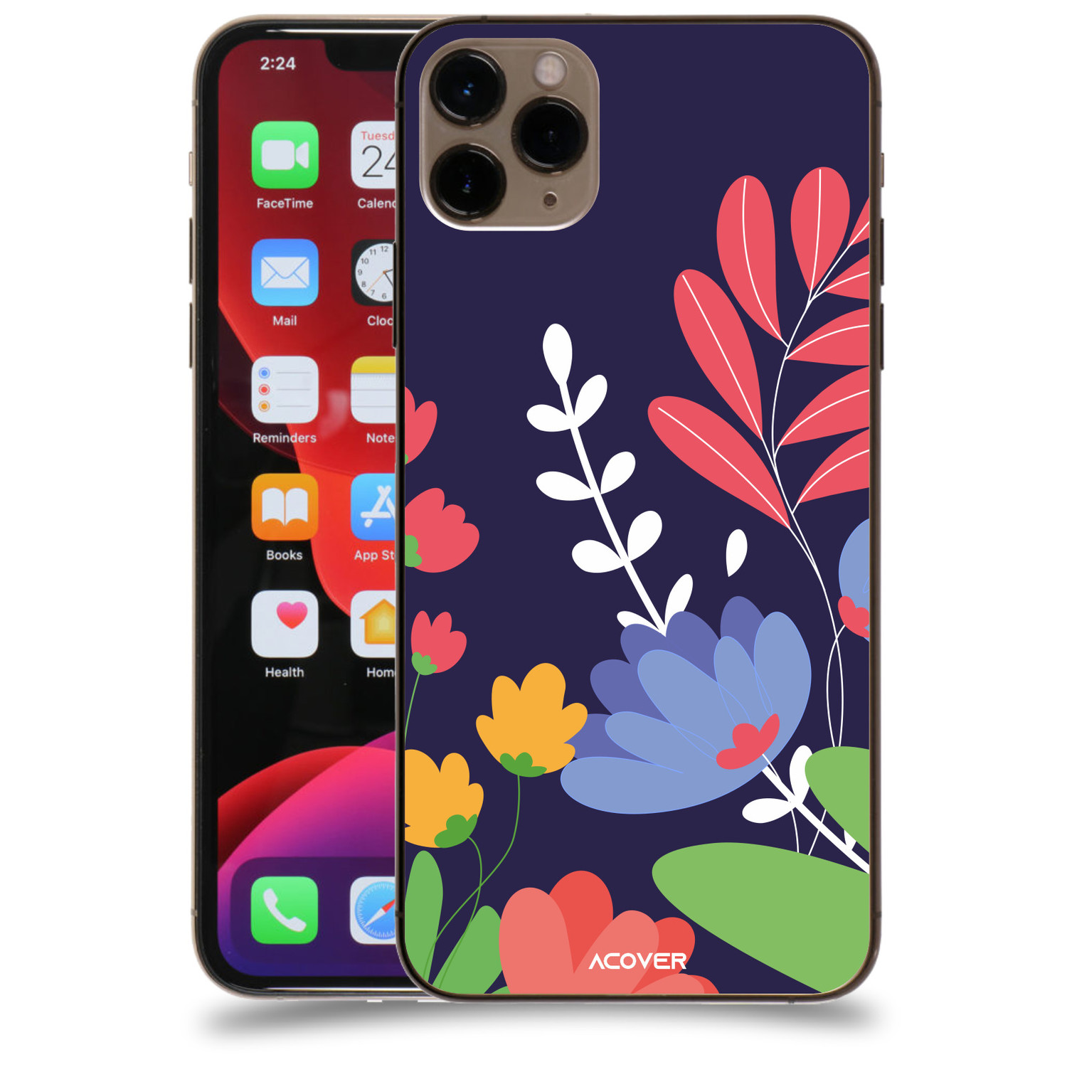 ACOVER Kryt na mobil Apple iPhone 11 Pro Max s motivem Colorful Flowers