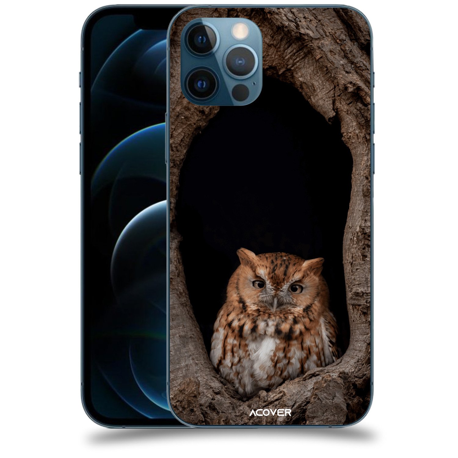ACOVER Kryt na mobil Apple iPhone 12 Pro s motivem Owl