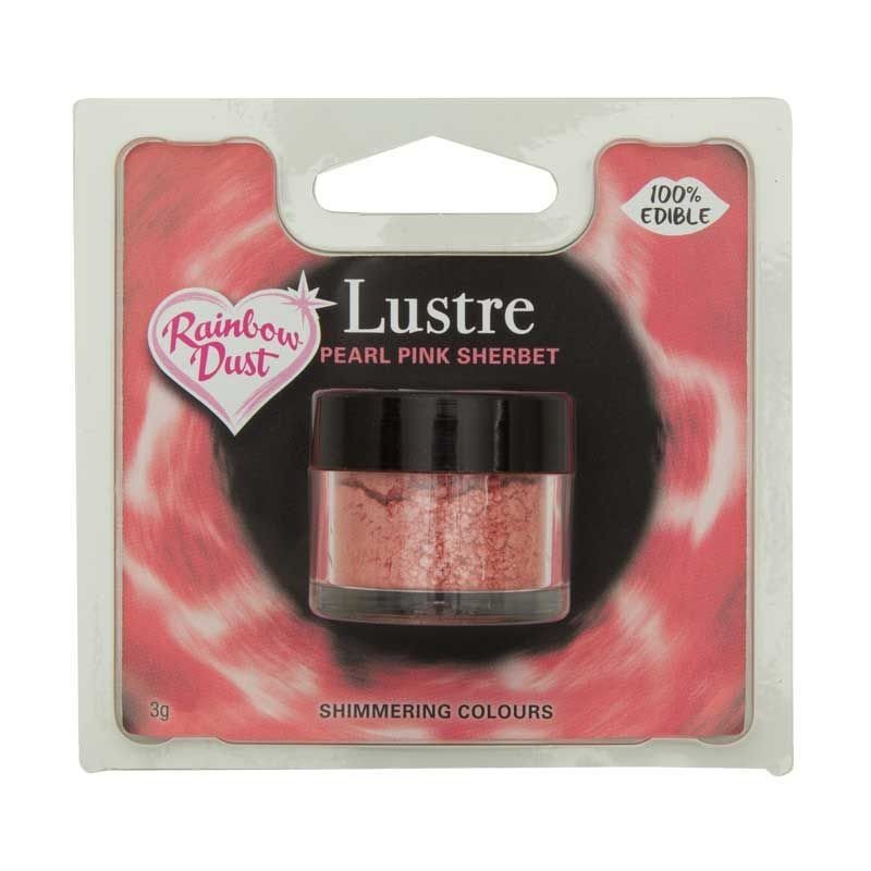 RD  Edible Lustre - Prachová perleťová - Pearl Pink Sherbet - růžová 2-4g