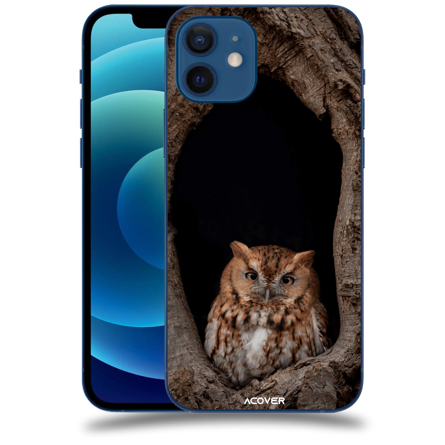 ACOVER Kryt na mobil Apple iPhone 12 s motivem Owl