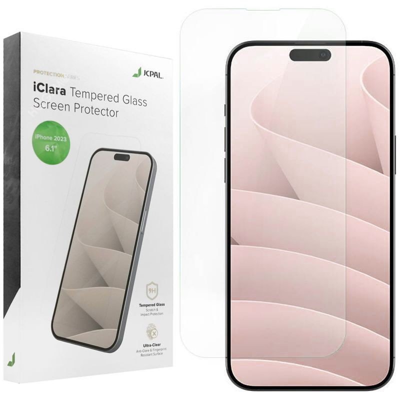 Sklo pro Apple iPhone 15, Jcpal iCLARA 0.26mm