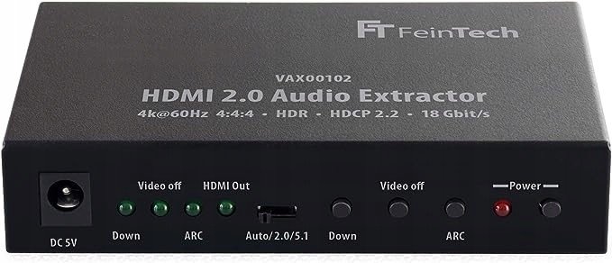 Hdmi 2.0 Arc 4K FeinTech VAX00102 Audio Extraktor